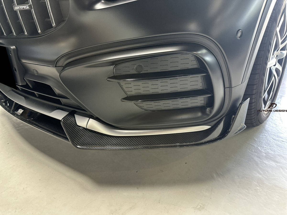 画像9: BENZ メルセデス・ベンツ GLB-Class X247 後期車 フロント リップスポイラー 本物Drycabon ドライカーボン  GLB180 GLB200 GLB35 (9)