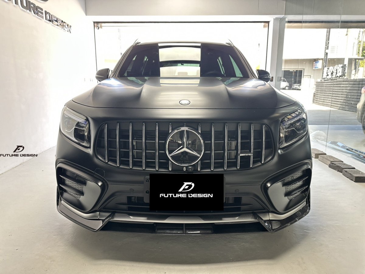 画像6: BENZ メルセデス・ベンツ GLB-Class X247 後期車 フロント リップスポイラー 本物Drycabon ドライカーボン  GLB180 GLB200 GLB35 (6)