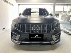 画像6: BENZ メルセデス・ベンツ GLB-Class X247 後期車 フロント リップスポイラー 本物Drycabon ドライカーボン  GLB180 GLB200 GLB35 (6)