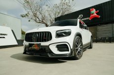 画像12: BENZ メルセデス・ベンツ GLB-Class X247 後期車 フロント リップスポイラー 本物Drycabon ドライカーボン  GLB180 GLB200 GLB35 (12)