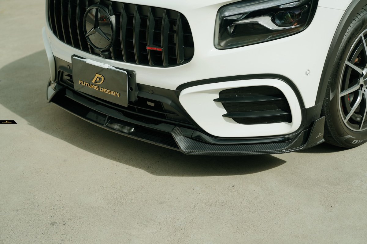 画像13: BENZ メルセデス・ベンツ GLB-Class X247 後期車 フロント リップスポイラー 本物Drycabon ドライカーボン  GLB180 GLB200 GLB35 (13)
