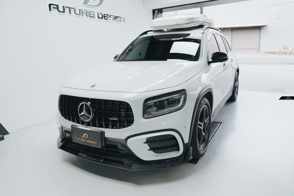 画像7: BENZ メルセデス・ベンツ GLB-Class X247 後期車 AMGライン専用 パナメリカーナ GT R 艶ありブラック グリル  (7)