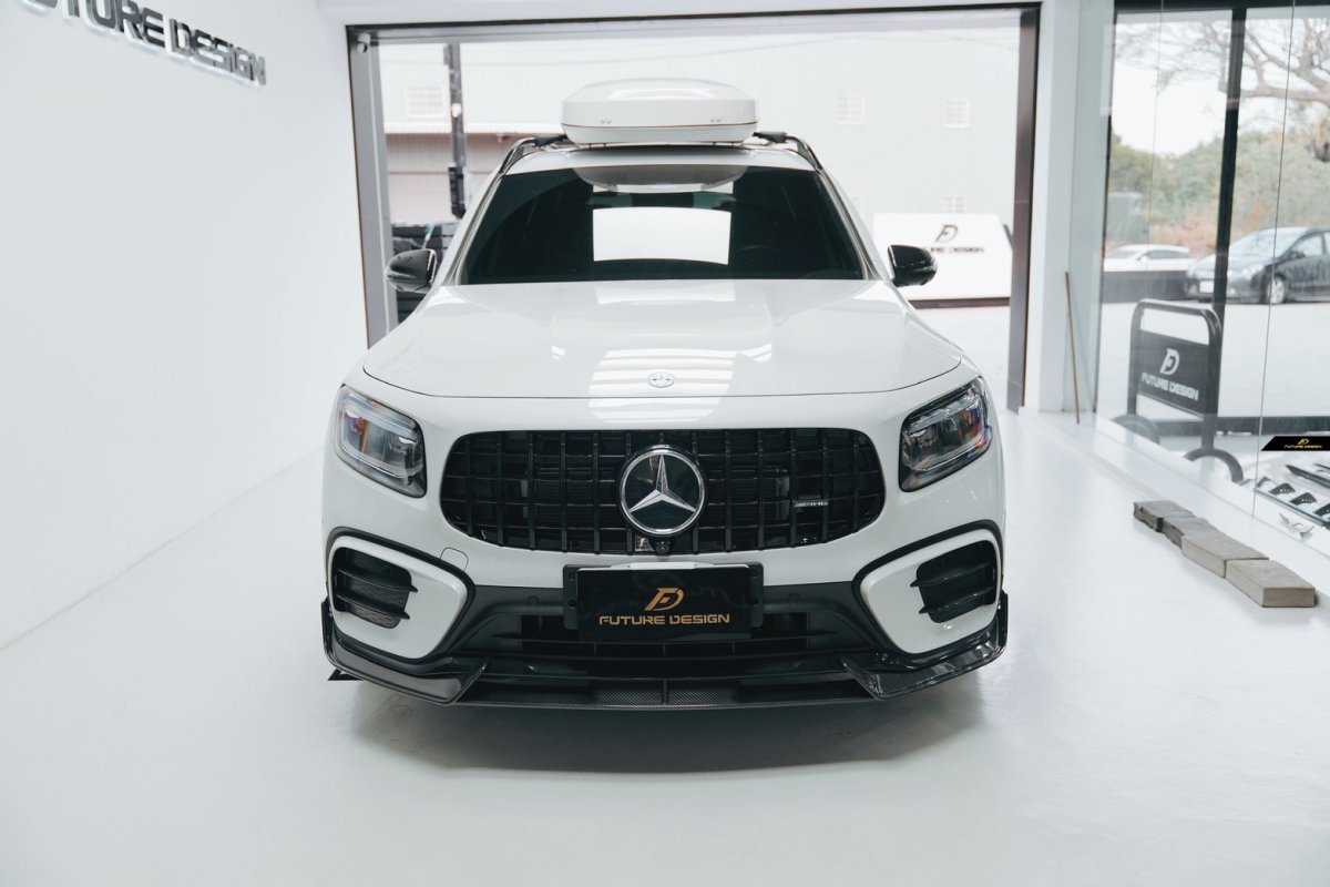 画像4: BENZ メルセデス・ベンツ GLB-Class X247 後期車 AMGライン専用 パナメリカーナ GT R 艶ありブラック グリル  (4)