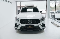 画像4: BENZ メルセデス・ベンツ GLB-Class X247 後期車 AMGライン専用 パナメリカーナ GT R 艶ありブラック グリル  (4)