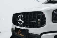 画像2: BENZ メルセデス・ベンツ GLB-Class X247 後期車 AMGライン専用 パナメリカーナ GT R 艶ありブラック グリル  (2)