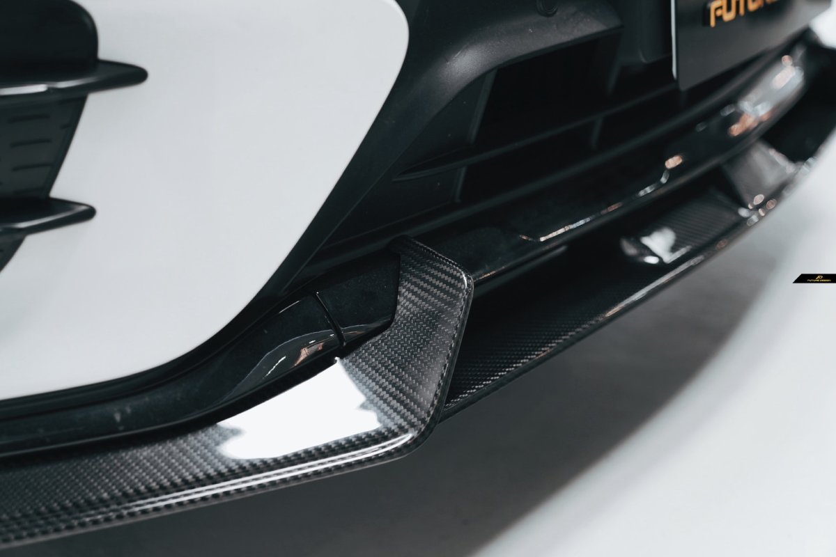 画像23: BENZ メルセデス・ベンツ GLB-Class X247 後期車 フロント リップスポイラー 本物Drycabon ドライカーボン  GLB180 GLB200 GLB35 (23)