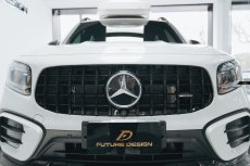 画像1: BENZ メルセデス・ベンツ GLB-Class X247 後期車 AMGライン専用 パナメリカーナ GT R 艶ありブラック グリル  (1)