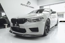 画像13: BMW 5シリーズ F90 M5 フロントバンパー用リップスポイラー DryCarbon 本物ドライカーボン (13)