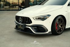 画像18: BENZ メルセデス・ベンツ CLA-Class W118 X118 CLA45 フロントバンパー用リップスポイラー 本物DryCarbon ドライカーボン (18)