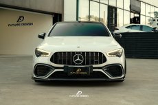 画像17: BENZ メルセデス・ベンツ CLA-Class W118 X118 CLA45 フロントバンパー用リップスポイラー 本物DryCarbon ドライカーボン (17)