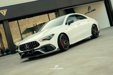 画像15: BENZ メルセデス・ベンツ CLA-Class W118 X118 CLA45 フロントバンパー用リップスポイラー 本物DryCarbon ドライカーボン (15)