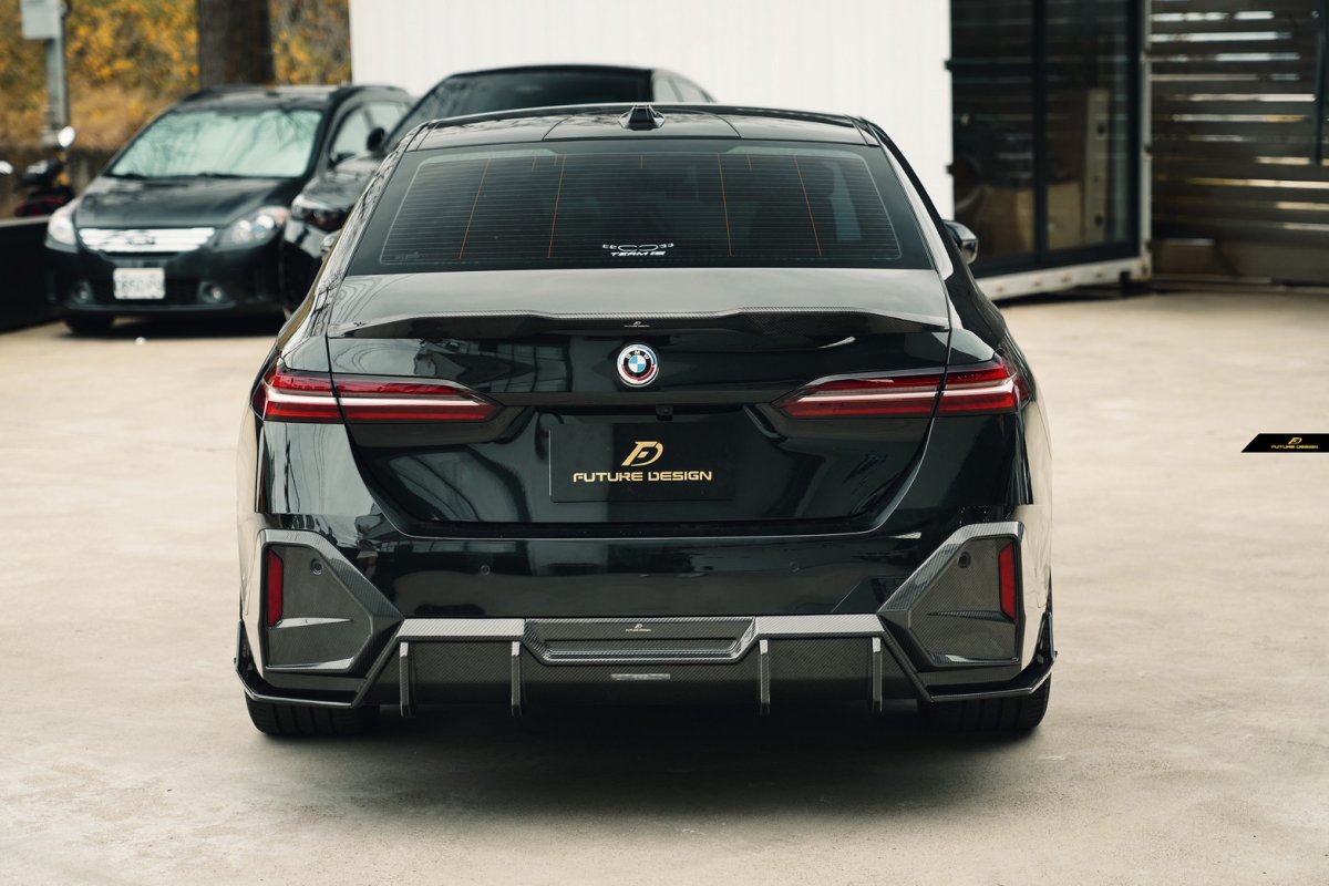 画像15: 【送料無料】BMW 5シリーズ i5 G60 Mスポーツ リアディフューザー 本物DryCarbon ドライカーボン (15)