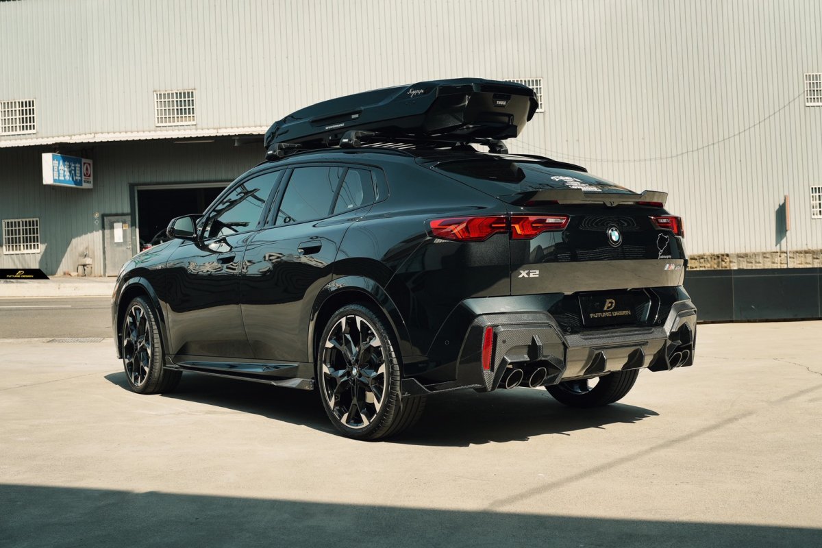 画像9: BMW Xシリーズ X2 U10 M35i専用 リアディフューザー 本物DryCarbon ドライカーボン (9)