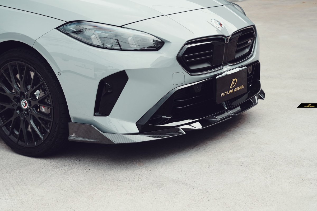 画像4: BMW 2シリーズ グランクーペ F74 M235i フロント用 リップスポイラー 本物DryCarbon ドライカーボン (4)