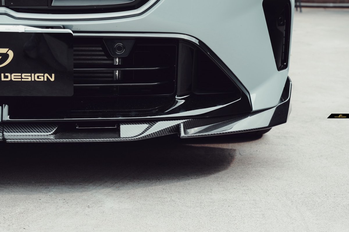 画像6: BMW 2シリーズ グランクーペ F74 M235i フロント用 リップスポイラー 本物DryCarbon ドライカーボン (6)