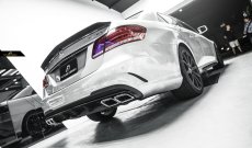 画像12: BENZ メルセデス・ベンツ E-Class W212 AMGバンパー用 改造用E63仕様 リア ディフューザー マフラーエンド (12)