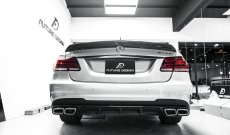 画像13: BENZ メルセデス・ベンツ E-Class W212 AMGバンパー用 改造用E63仕様 リア ディフューザー マフラーエンド (13)