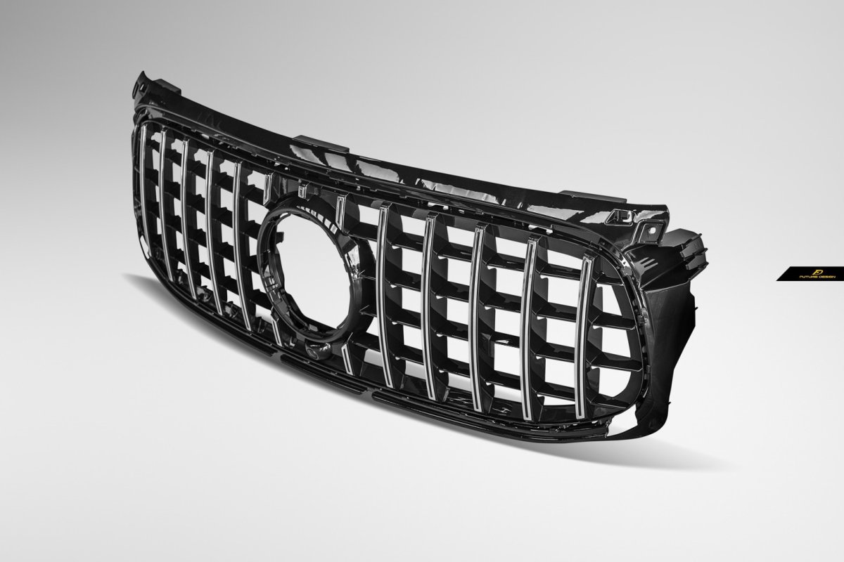 画像2: BENZ メルセデス・ベンツ GLB-Class X247 後期車 AMGライン専用 パナメリカーナ GTR メッキ・クローム仕様 グリル (2)