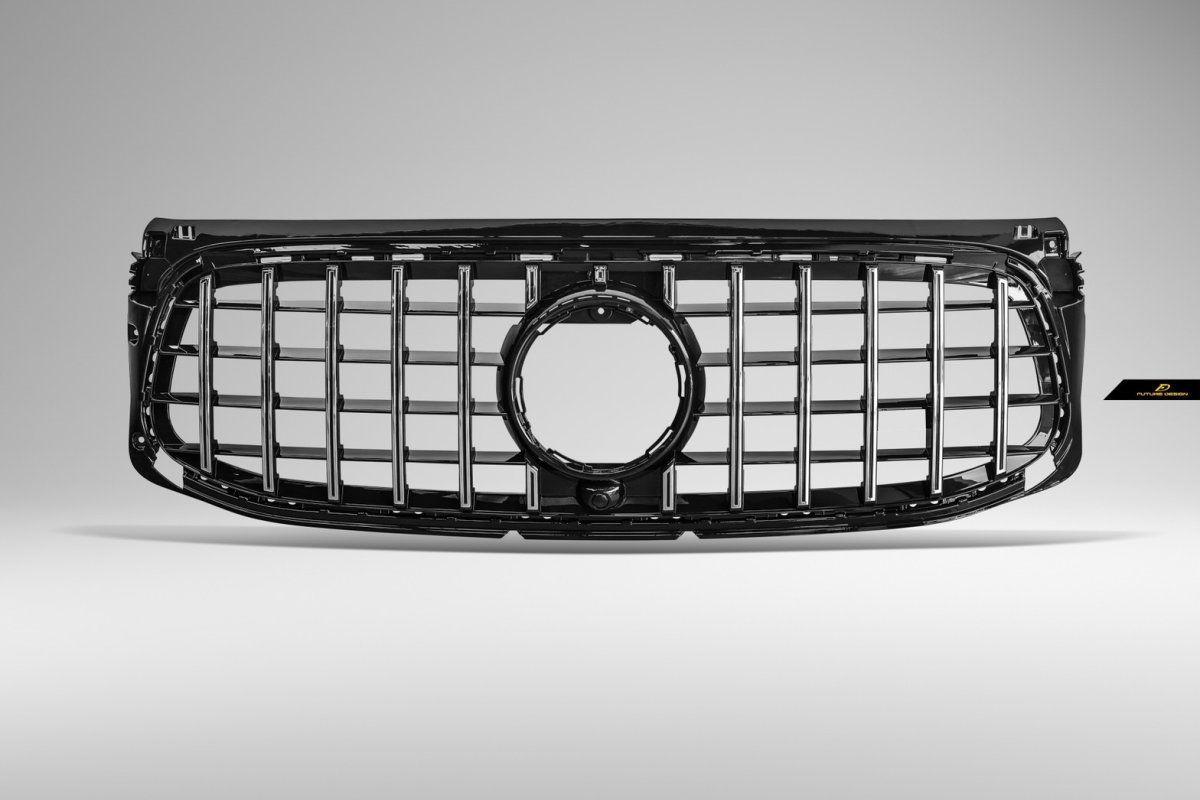 画像1: BENZ メルセデス・ベンツ GLB-Class X247 後期車 AMGライン専用 パナメリカーナ GTR メッキ・クローム仕様 グリル (1)