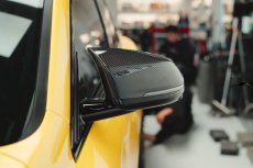 画像2: BMW iXシリーズ iX2 U10 Mスポーツ ドアミラー用 本物DryCarbon ドライカーボン COVER カバー (2)