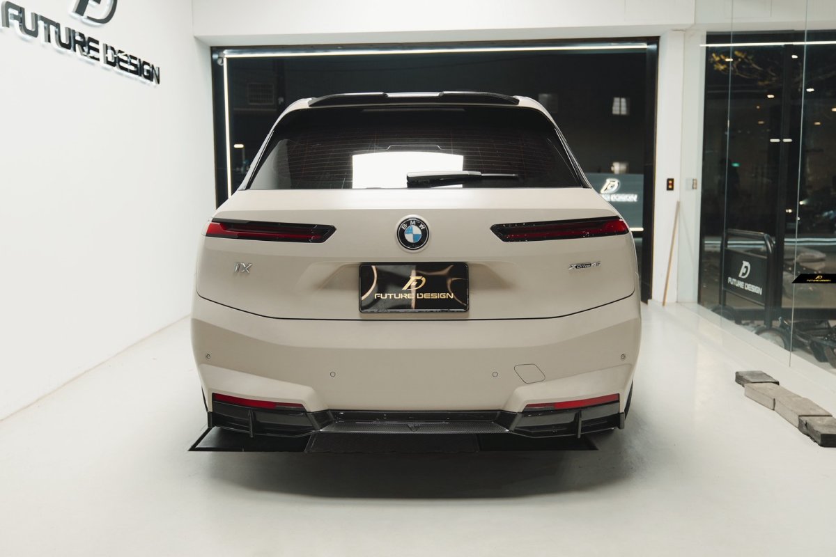 画像20: BMW iXシリーズ i20 Mスポーツ M60 リアディフューザー 本物DryCarbon ドライカーボン (20)