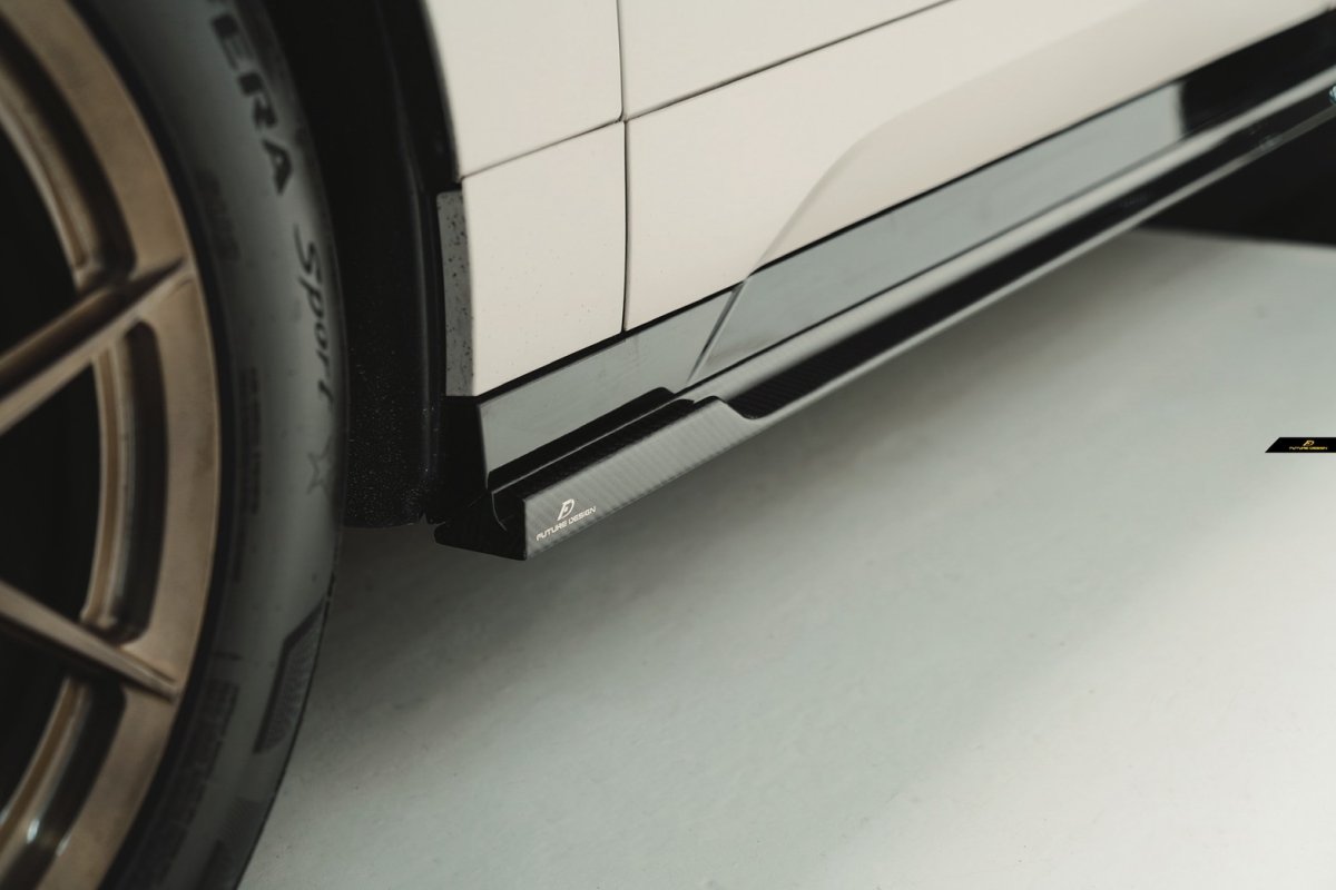 画像24: BMW iXシリーズ i20 Mスポーツ M60 サイドスカート 本物DryCarbon ドライカーボン (24)