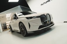 画像31: BMW iXシリーズ i20 Mスポーツ M60 フロント用 リップスポイラー 本物DryCarbon ドライカーボン (31)