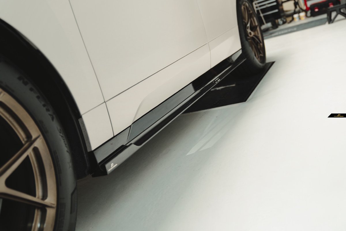 画像25: BMW iXシリーズ i20 Mスポーツ M60 サイドスカート 本物DryCarbon ドライカーボン (25)