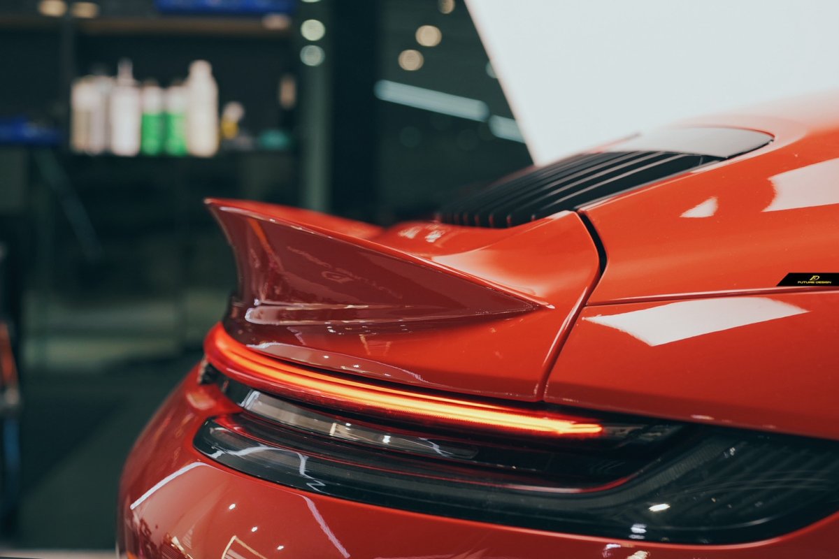 画像22: ポルシェ 911 992 Carrera リア スポイラー  入替式 (22)