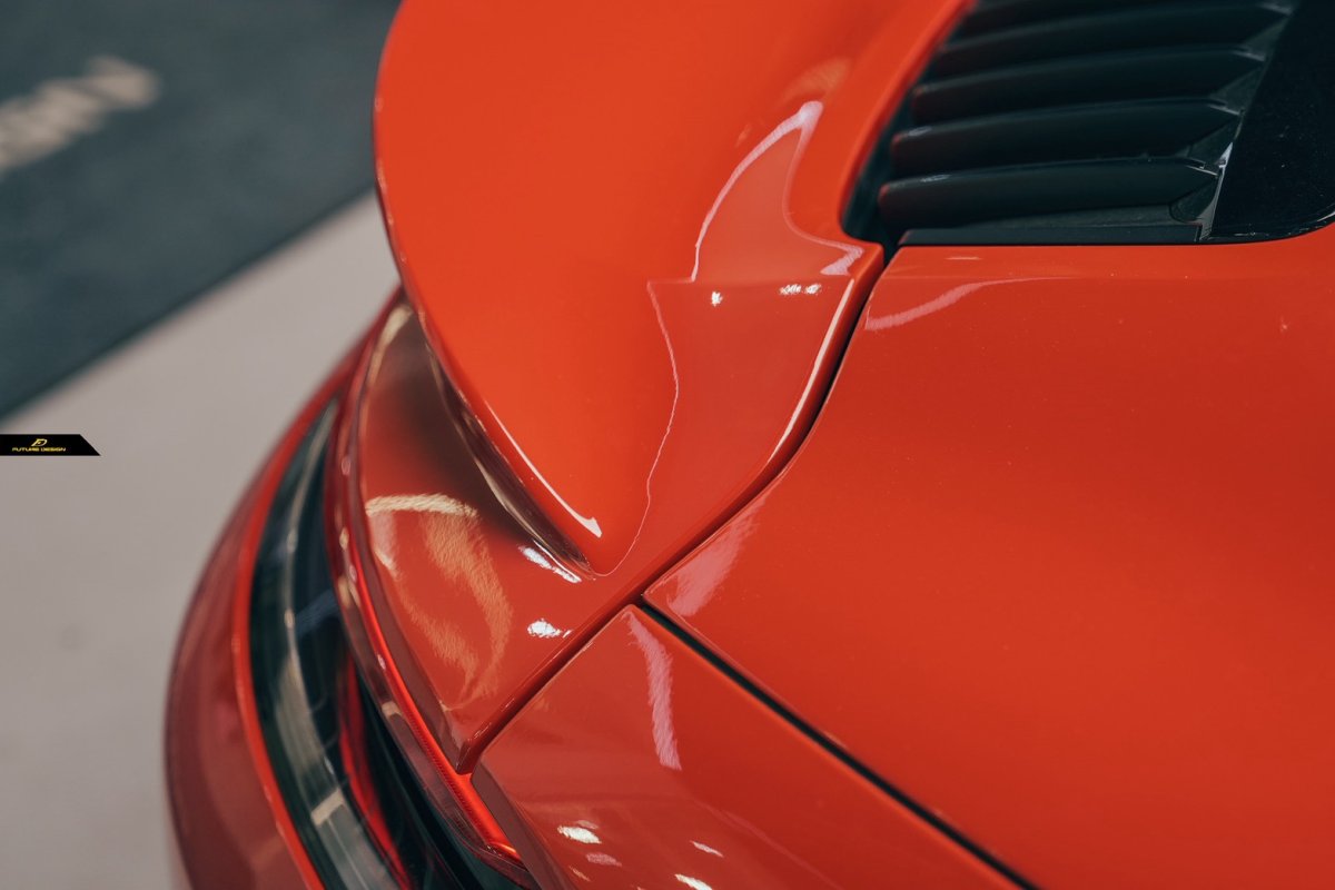 画像26: ポルシェ 911 992 Carrera リア スポイラー  入替式 (26)