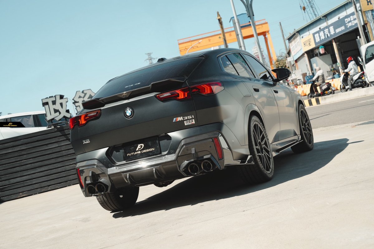 画像16: BMW Xシリーズ X2 U10 M35i専用 リアディフューザー 本物DryCarbon ドライカーボン (16)