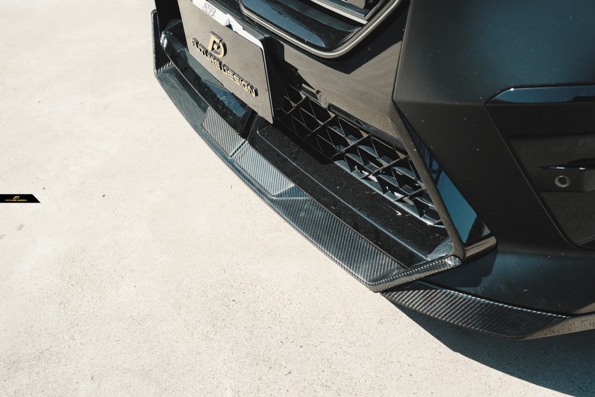 画像31: BMW Xシリーズ X2 U10 Mスポーツ M35i フロントバンパー用 リップスポイラー 本物DryCarbon ドライカーボン (31)