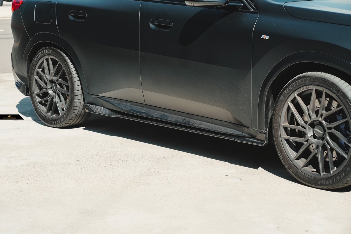 画像33: BMW Xシリーズ X2 U10 Mスポーツ サイドスカート 本物DryCarbon ドライカーボン (33)