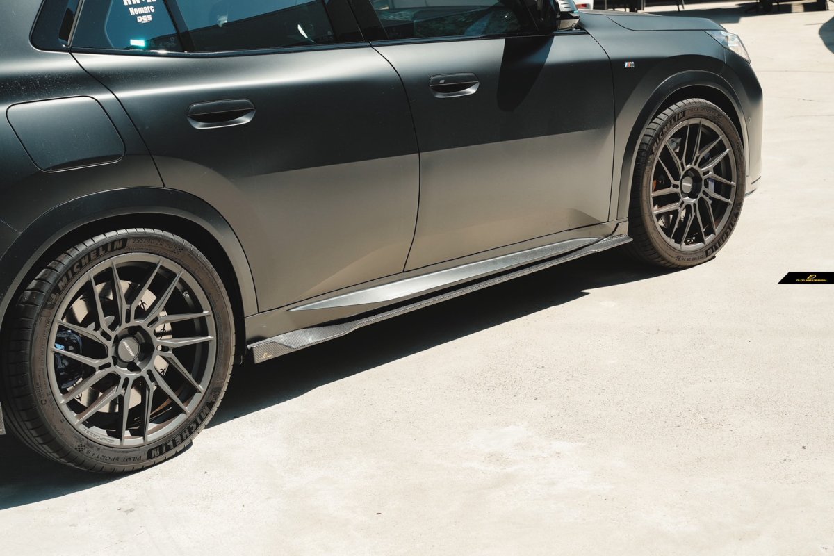 画像34: BMW Xシリーズ X2 U10 Mスポーツ サイドスカート 本物DryCarbon ドライカーボン (34)