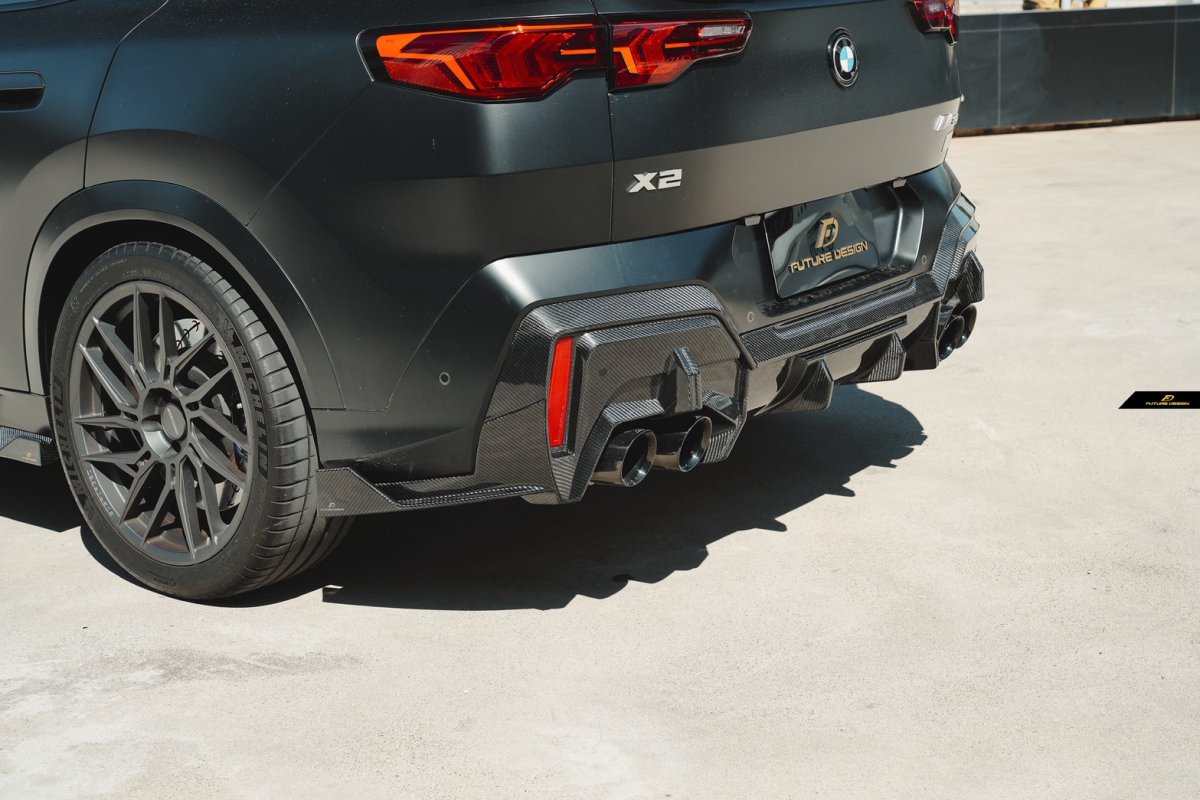 画像20: BMW Xシリーズ X2 U10 M35i専用 リアディフューザー 本物DryCarbon ドライカーボン (20)