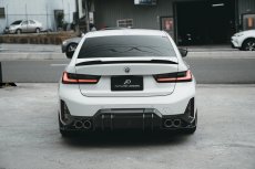 画像47: BMW 3シリーズ G20 G21 LCI 後期車 Mスポーツ M340i リアバンパー用 ディフューザー 本物DryCarbon ドライカーボン (47)