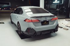 画像5: 【送料無料】BMW 5シリーズ i5 G60 Mスポーツ リアディフューザー 本物DryCarbon ドライカーボン (5)