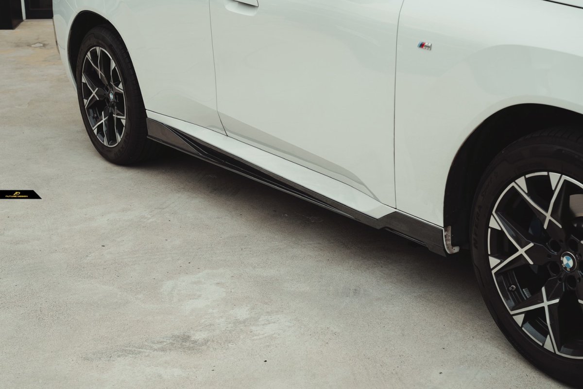 画像13: BMW Xシリーズ X3 G45 サイドスカート 本物DryCarbon ドライカーボン (13)