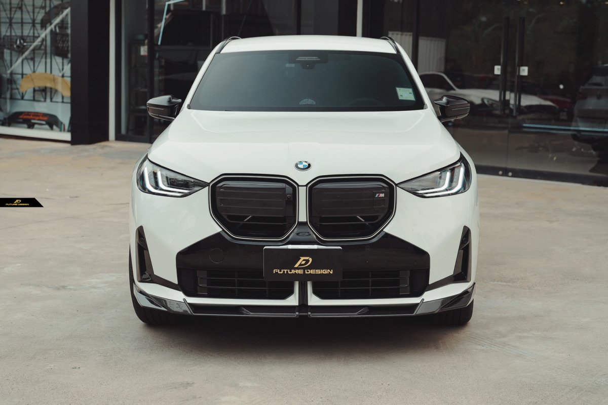 画像19: BMW Xシリーズ X3 G45 フロント用 リップスポイラー 本物DryCarbon ドライカーボン (19)