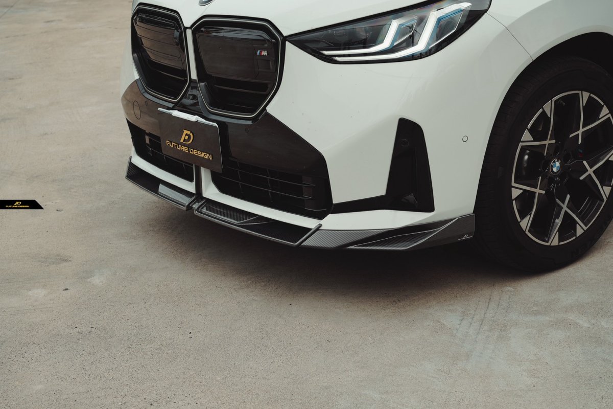 画像16: BMW Xシリーズ X3 G45 フロント用 リップスポイラー 本物DryCarbon ドライカーボン (16)