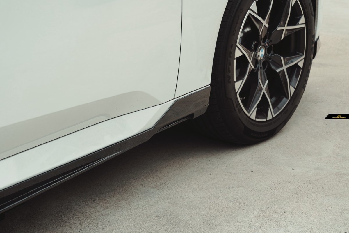 画像11: BMW Xシリーズ X3 G45 サイドスカート 本物DryCarbon ドライカーボン (11)