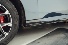 画像2: BMW Xシリーズ X3 G45 サイドスカート 本物DryCarbon ドライカーボン (2)