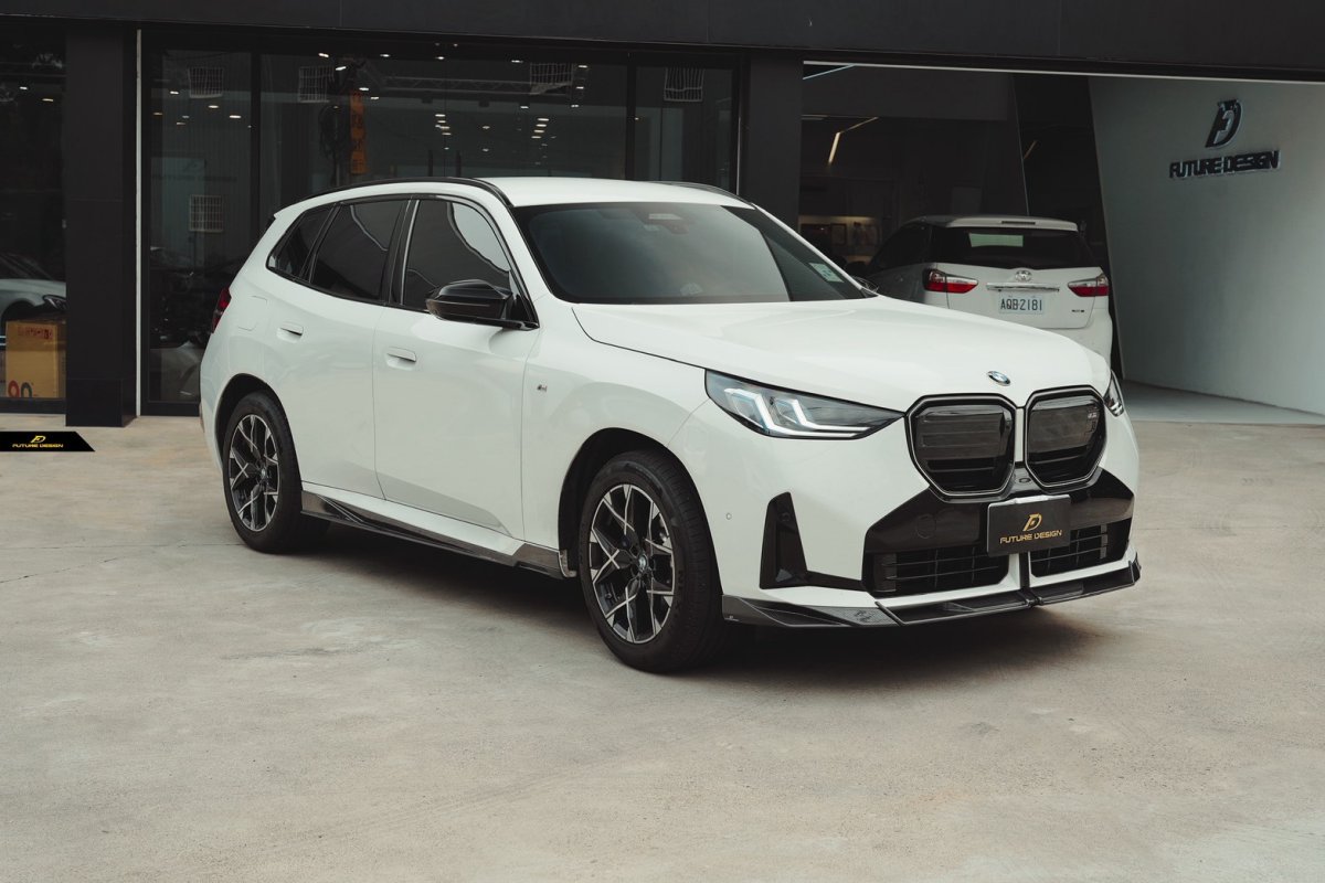 画像12: BMW Xシリーズ X3 G45 フロント用 リップスポイラー 本物DryCarbon ドライカーボン (12)