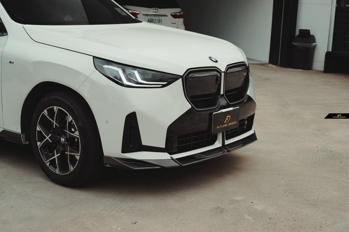 画像15: BMW Xシリーズ X3 G45 フロント用 リップスポイラー 本物DryCarbon ドライカーボン (15)