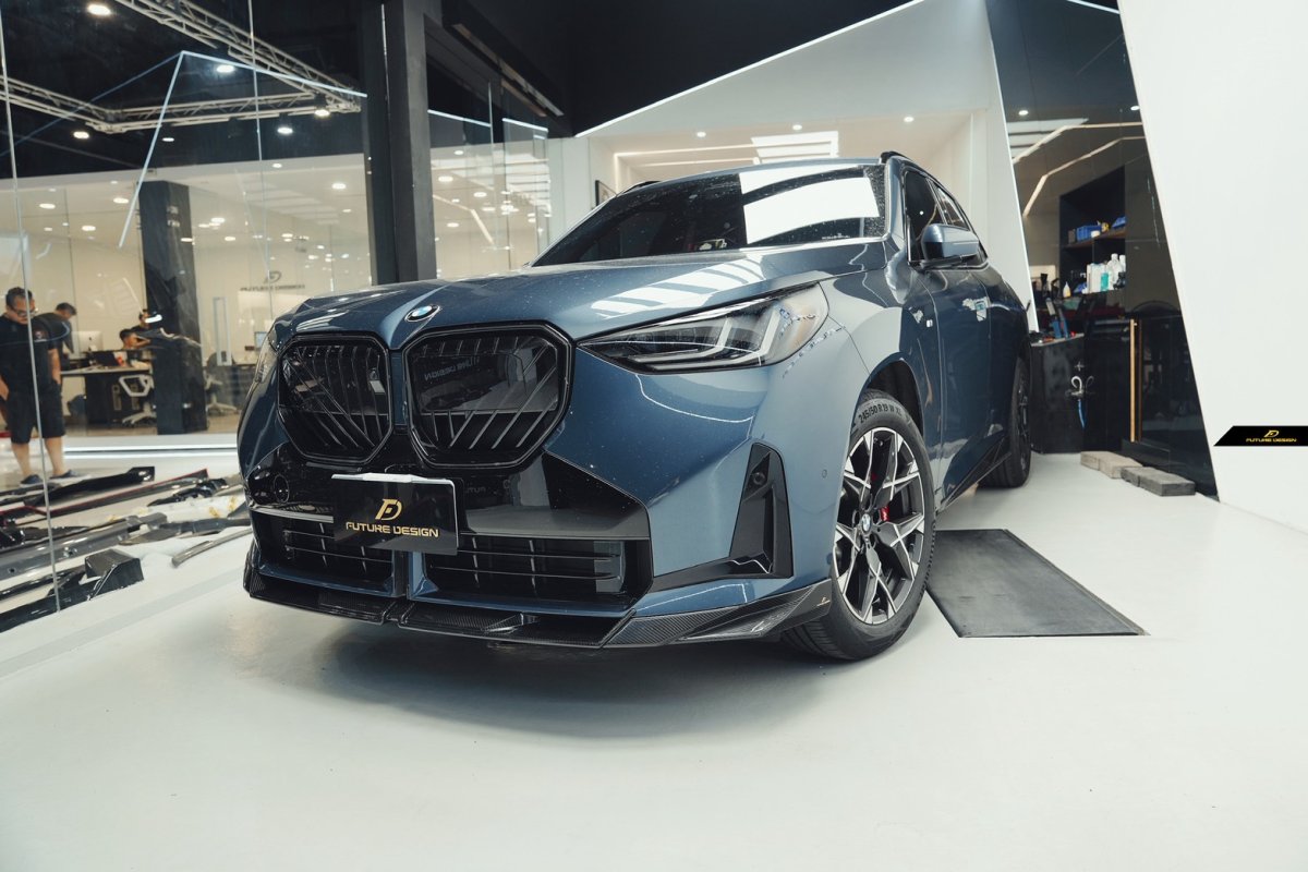 画像11: BMW Xシリーズ X3 G45 フロント用 リップスポイラー 本物DryCarbon ドライカーボン (11)