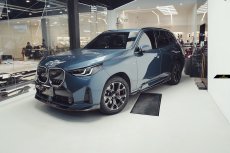 画像2: BMW Xシリーズ X3 G45 フロント用 リップスポイラー 本物DryCarbon ドライカーボン (2)