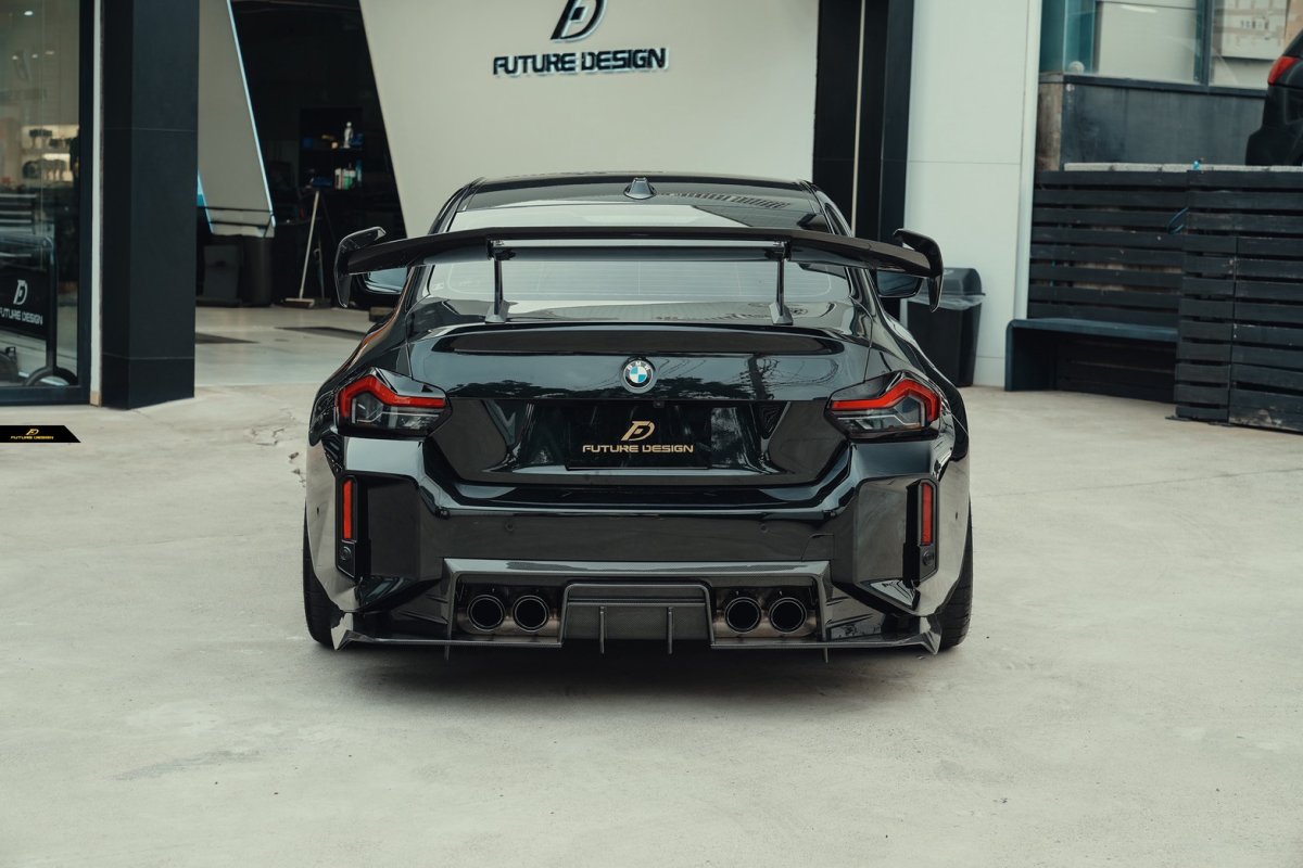 画像35: 【FD×MTC】BMW 2シリーズ G87 クーペ M2用 リア ディフューザー 本物DryCarbon ドライカーボン (35)