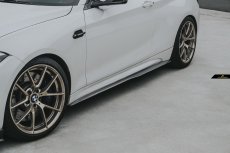 画像3: BMW F87 M2 M2C サイドスカート 本物DryCarbon ドライカーボン (3)