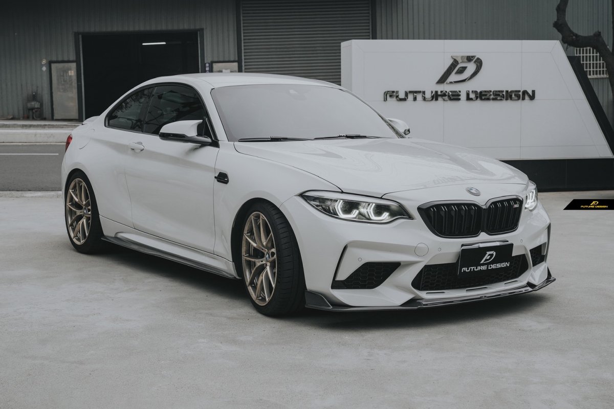 画像6: BMW F87 M2 M2C サイドスカート 本物DryCarbon ドライカーボン (6)