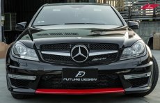 画像4: BENZ メルセデス・ベンツ Cクラス W204 S204 後期車 専用 フロントグリル SL ピアノブラック グリル AMG (4)